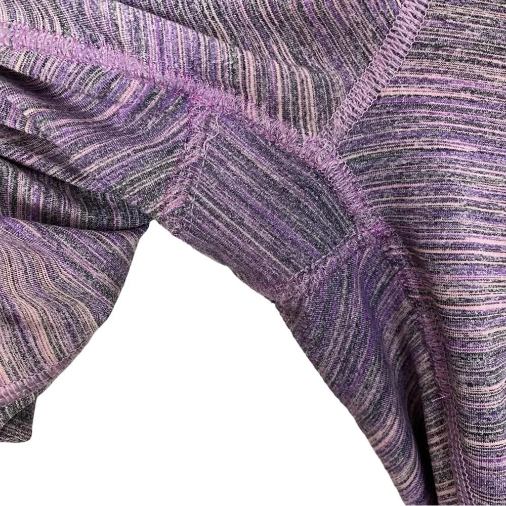 Lululemon Speed Tight IV Womens 4 Small Space Dye Camo Tender Violet Black Grape